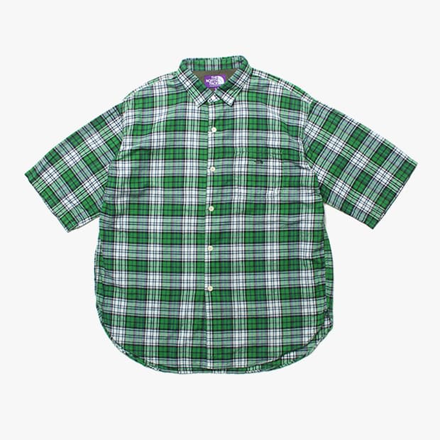 PURPLE LABEL "Green Check Shirts"