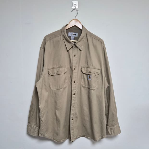 칼하트Carhartt 베이지 코튼 셔츠 XXL - S241