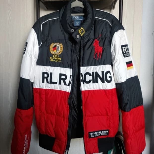 정품 폴로 빅포니 레이싱 패딩 M