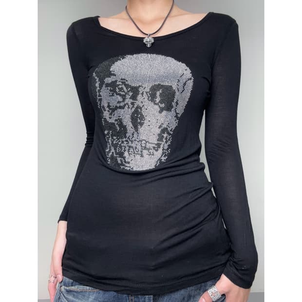 빈티지 락시크 펑크 롱슬리브