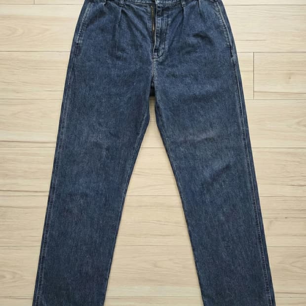 폴로 컨트리 투턱 데님팬츠