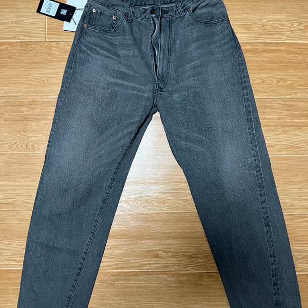 캡틴선샤인 5p 지퍼 프론트 데님 블랙 빈티지 워시 32 새제품