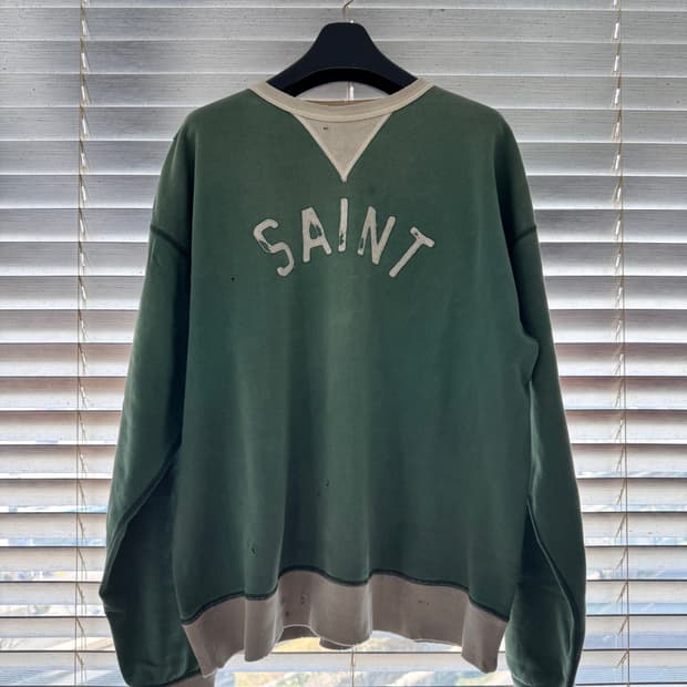 [XL] 세인트 미카엘 펠트 스웻 그린