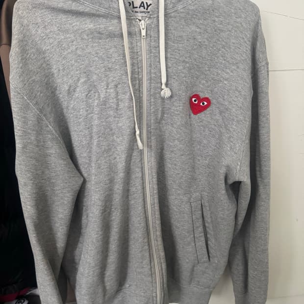 콤데가르송 집업 comme des garcons