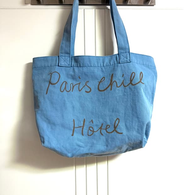 호텔 파리칠 에코백 블루