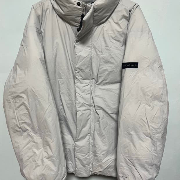 컬럼비아 패딩 자켓 아이보리