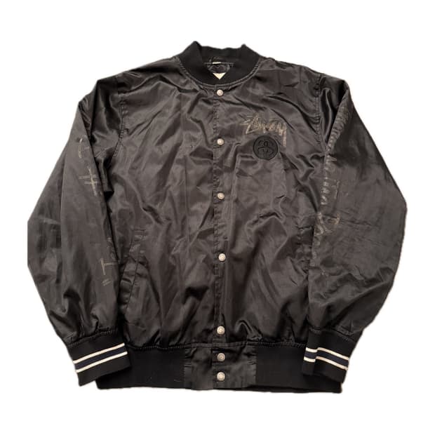 Old Stussy Gear satin stadium jacket