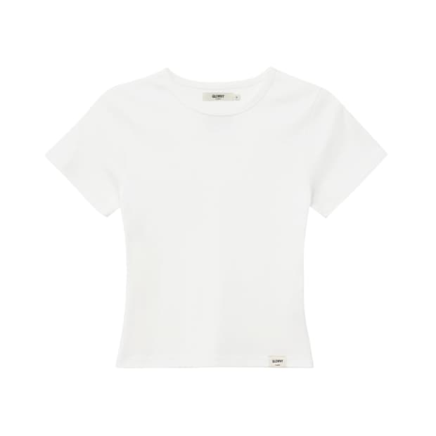 GLOWNY G BABY TEE WHITE 2pack