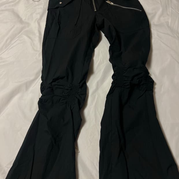 나체 nache EXPOSURE ZIP DETAIL PANTS 0사이즈