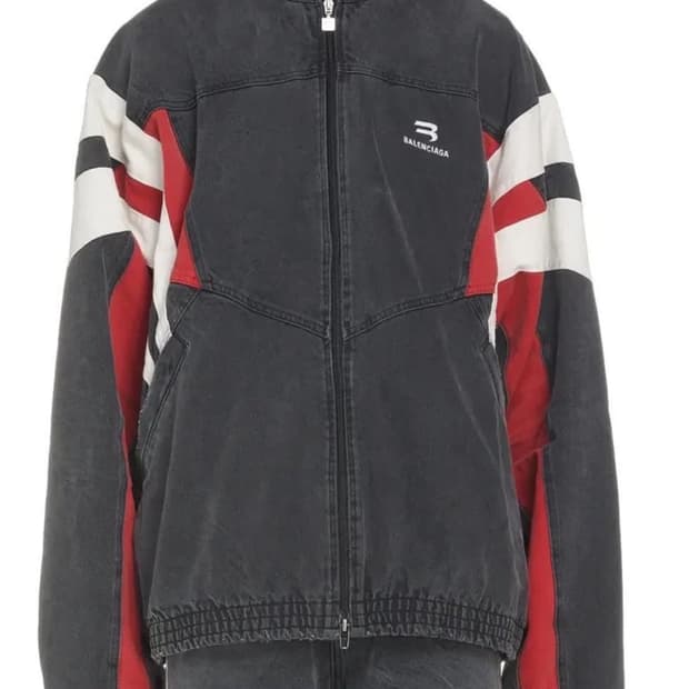 발렌시아가 데님 트랙 자켓