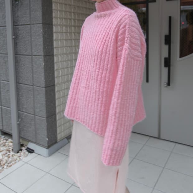 누아누 니트 터틀넥 풀오버 (새상품)