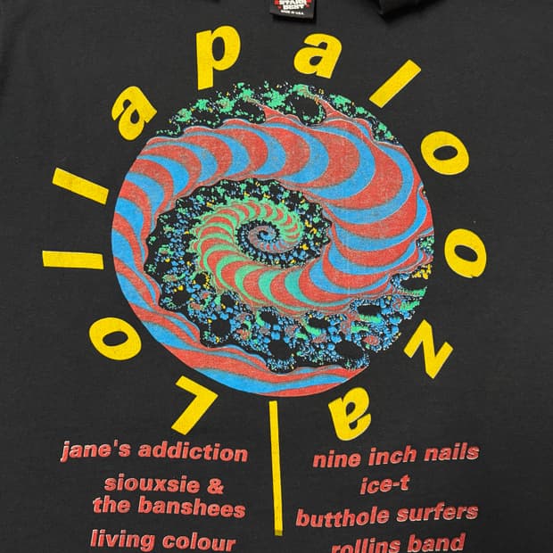 빈티지 90s First Lollapalooza 롤라팔루자 밴드 티셔츠