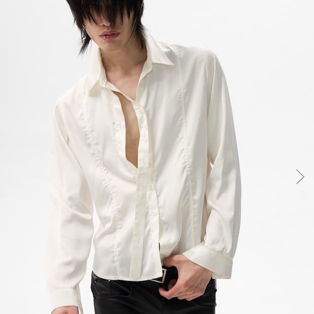 kirr "Clumsy Dress" Skinny Fit Shirt