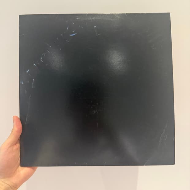 메탈리카 블랙 앨범 LP/NM-