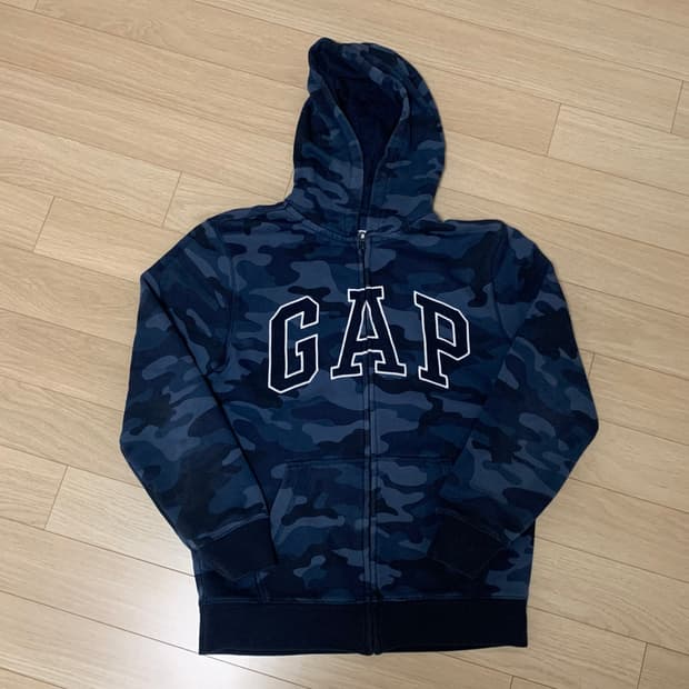 gap 카모 후드집업