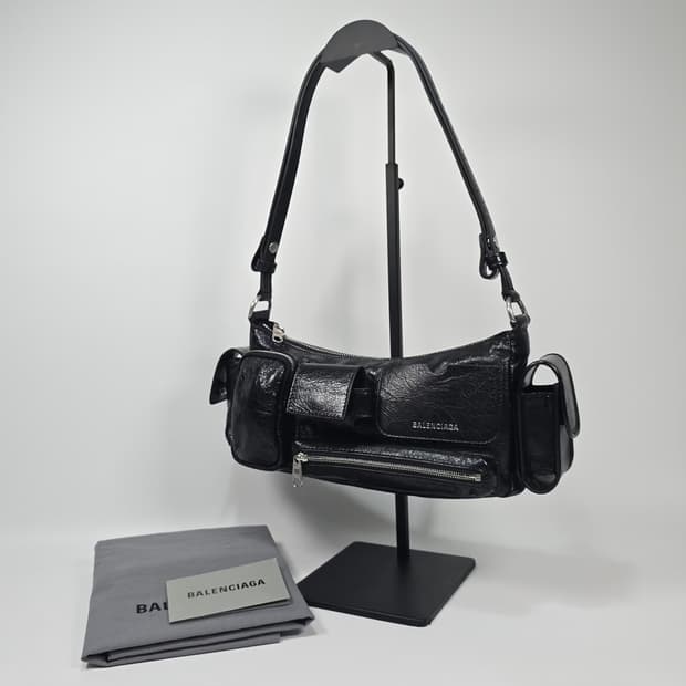 발렌시아가 슈퍼비지 숄더백