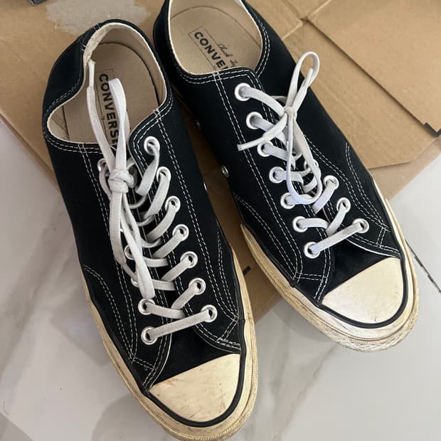 컨버스 척테일러 로우 블랙 (265)