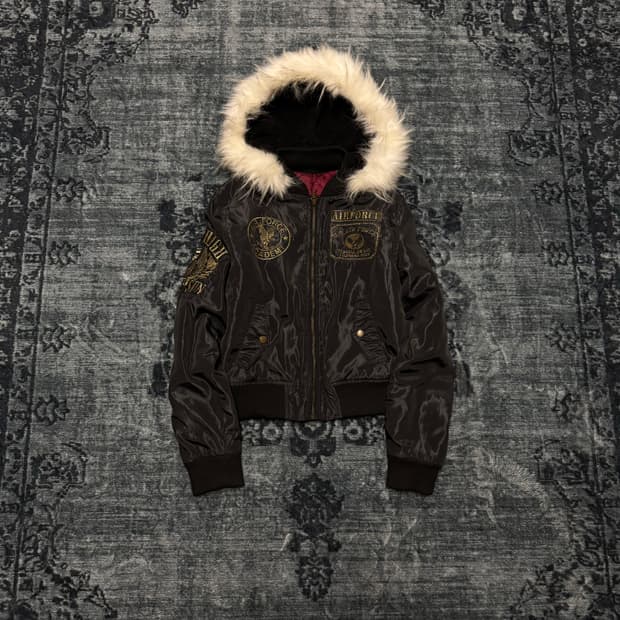 Dia 00s archive air force ma-1 fur jacke