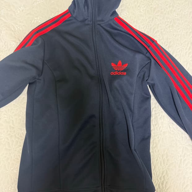 아디다스 네이비 레드 져지