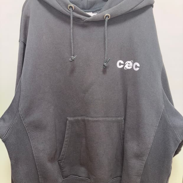 챈스챈스 기모 후드티 챠콜