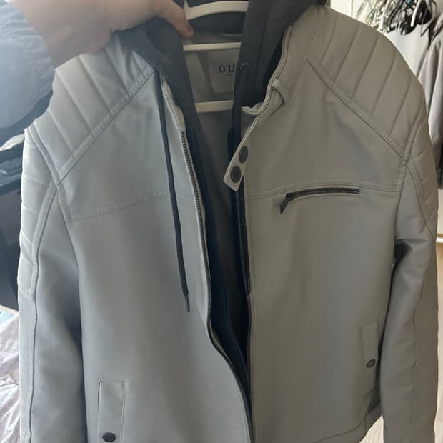 게스 FAUX LEATHER 가죽자켓
