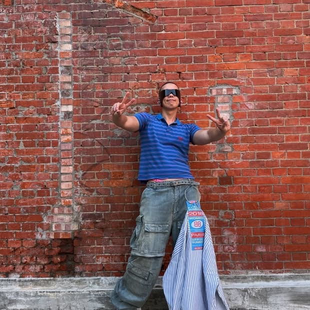 발렌시아가 재패니즈 컨버터블 데님 카고 연청 M