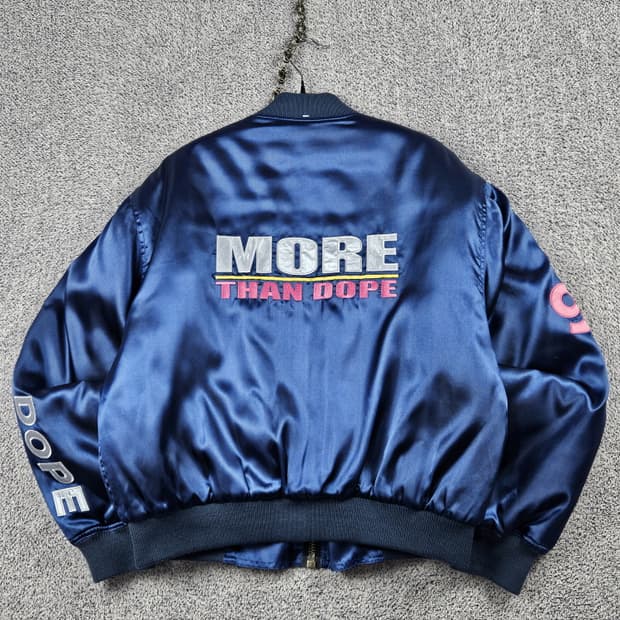 MORETHANDOPE MA-1 새틴 자켓 (상세설명참조) / 10108