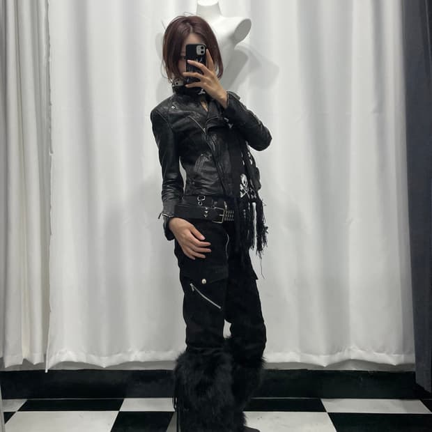 🎸블랙 레더 자켓🎸