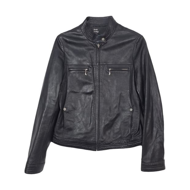 한강모피 리얼 양가죽 차이나카라 레더 자켓 77