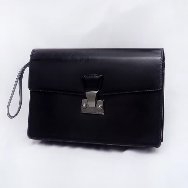 까르띠에 클래식 패드락 카프스킨 클러치백 (맨즈백)