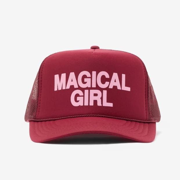 애슐리 윌리엄스 26ss 매직컬 걸 트러커 캡/버건디