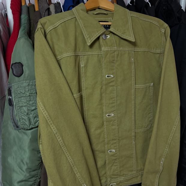 자라 디테일 트러커 자켓