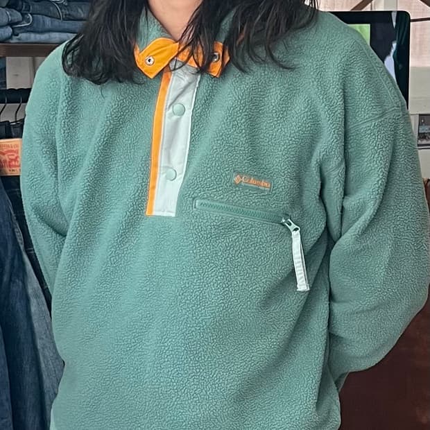 Columbia 컬럼비아 하프 스냅 플리스 L