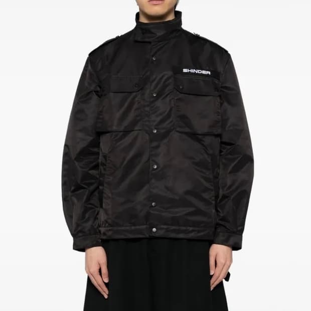 [S] OLLY SHINDER 월드 서비스 자켓 블랙 24SS