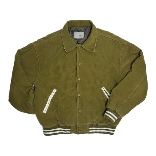 PINO 코듀로이 바시티 누빔 점퍼