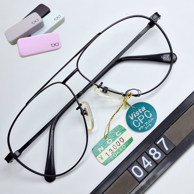 세이코 VISTA M-474 SB 안경테 54mm 더블브릿지 일본 빈티지