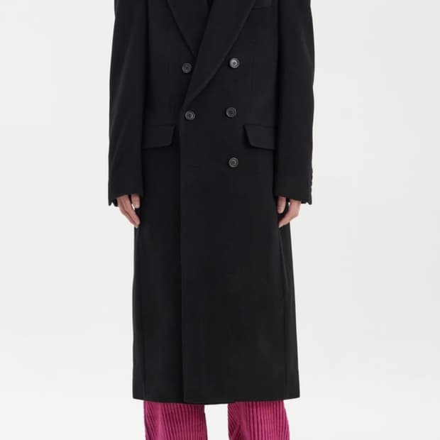 선플라워 DB 코트 블랙 / 48