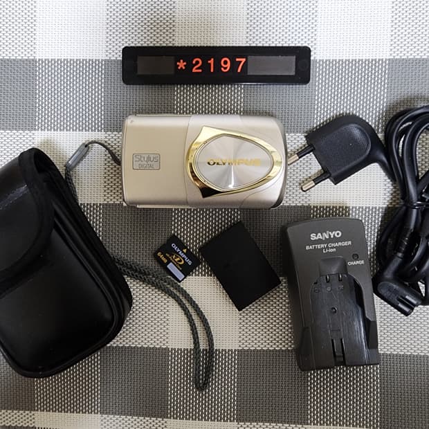 올림푸스 뮤 디지털 410 디지털카메라 파우치포함
