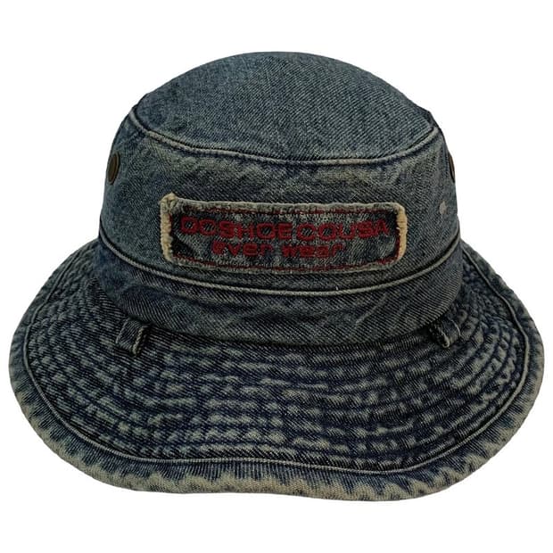 90s DC슈즈 올드스쿨 데님 버킷햇 