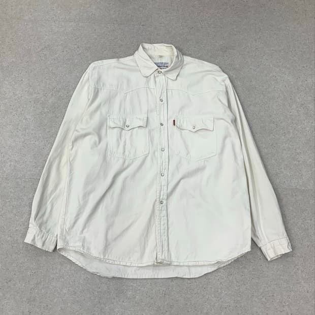 Levis 리바이스 화이트 데님 셔츠