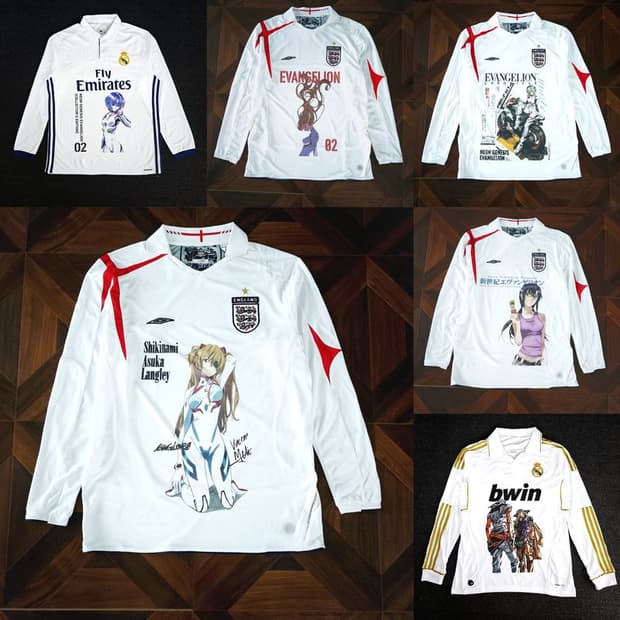 잉글랜드 국대유니품 일본애니 프린팅 커스텀 축구유니품
