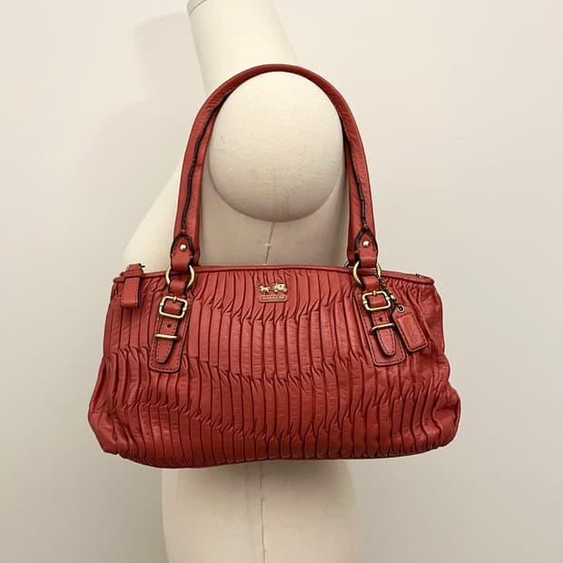   Coach Red mini Shoulder bag