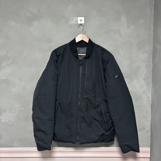 나이키 퀄팅 리버시블 양면 덕다운 패딩 자켓