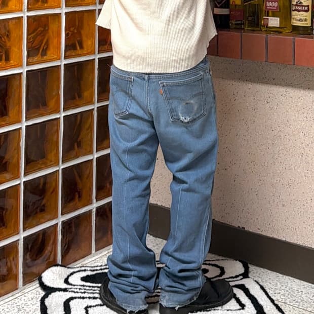 MADE IN USA 🇺🇸 90‘s 리바이스 517 부츠컷 오렌지탭