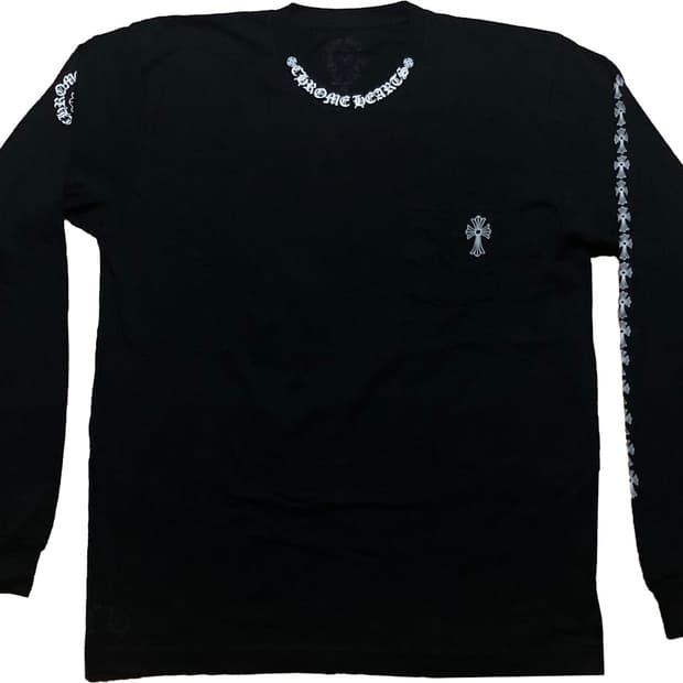 넥 레터링 롱슬리브 