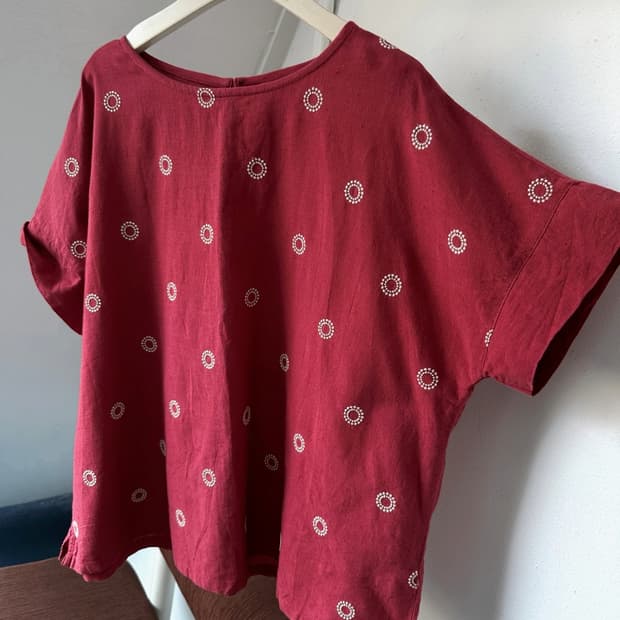 Natural cotton stitch design P/O