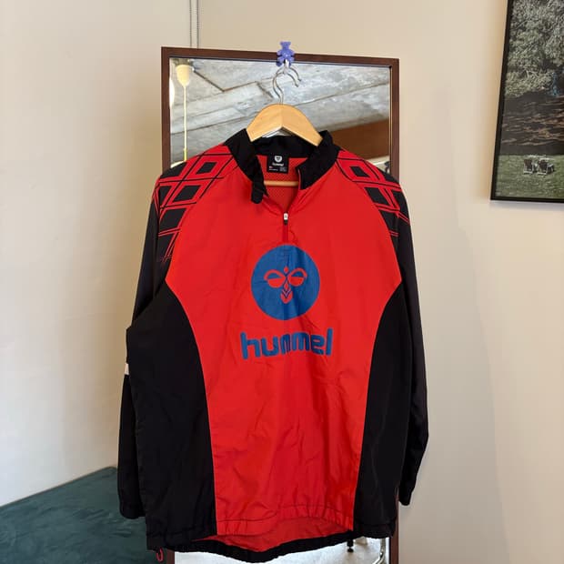 험멜 웜업 아노락 맨투맨