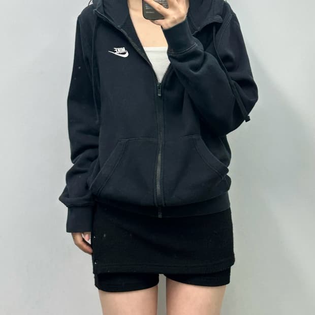 나이키 퓨추라 블랙 후드집업