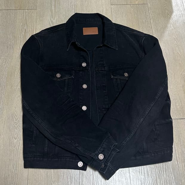 RECTO MEN DENIM JAKET BLACK M SIZE