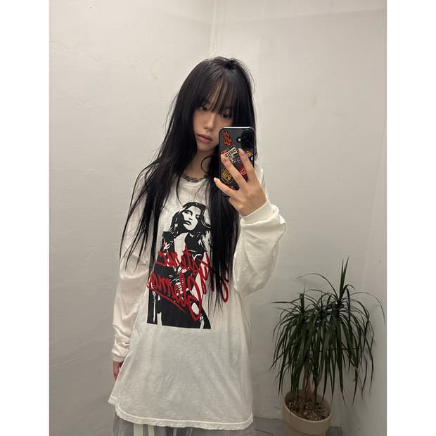 HYSTERIC GLAMOUR Leather Woman T-shirt